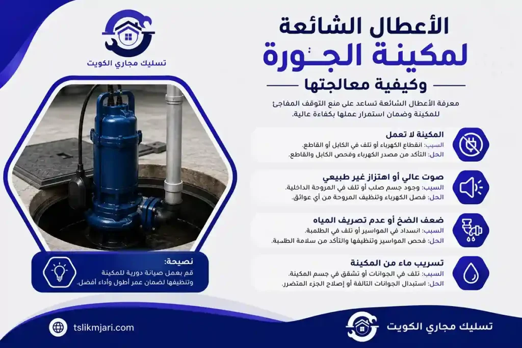 تركيب مكينة جورة الكويت .. صيانة وتصليح مضخة جورة